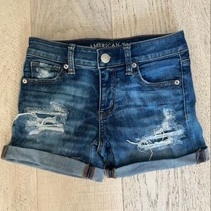 American Eagle Jean Shorts Size 0